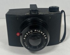 Vintage Agfa Ansco Pioneer Box Type Film Camera Tested - Working.