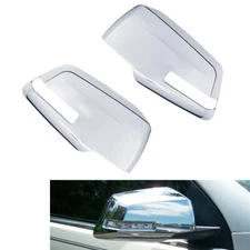 For 2007-2016 GMC Acadia Chrome Side Mirror Covers Overlay WITH Turn Signal