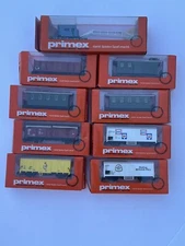 Primex Marklin HO 9-car Lot! 4556, 4547, 4557, 4597, 4539, 4544, 4195,& (2) 4194