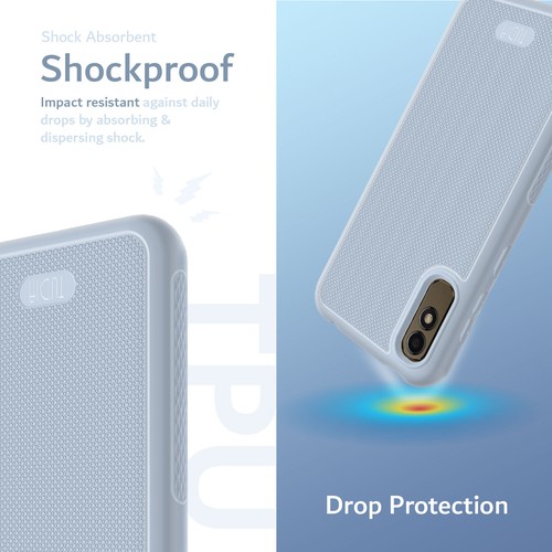 Designed for BLU C5L Max Phone Case, TUDIA Non-Slip [LINNGrip] Ultra Slim Cover - Picture 21 of 33