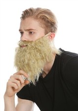 Barba Piena Bionda Carnevale Halloween Hipster Ladro Bandito Profeta Mosè 9537B