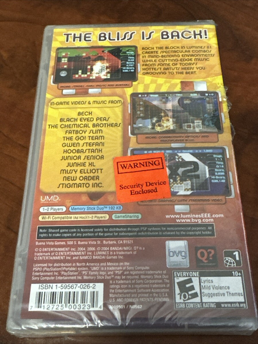 New Factory Sealed - Lumines II Sony PSP, Lumines 2 | eBay