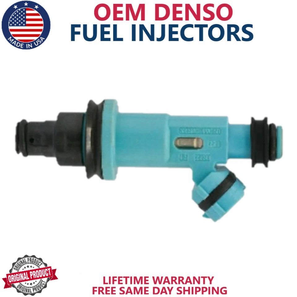 NUEVO x6 OEM DENSO INYECTORES DE COMBUSTIBLE PARA 2001 2002 2003 2004 2005 Lexus IS300 3,0 L V6 Foto 2 de 3