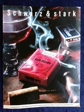 Roth-H&auml;ndle  Zigaretten, originale Werbung aus 1985