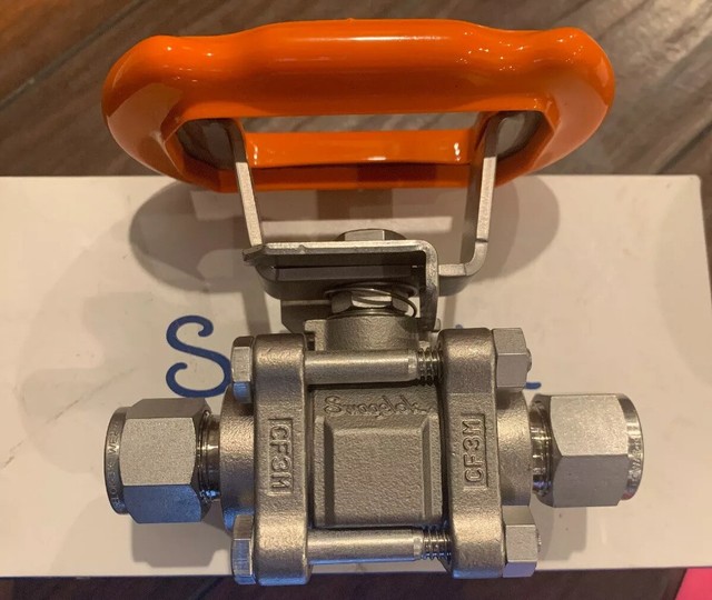 NEW SWAGELOK SS63TS8JK BALL VALVE, REINFORCED PTFE, 1/2 Tube eBay