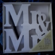 We Do Mr & Mrs Plakette Gästeschild