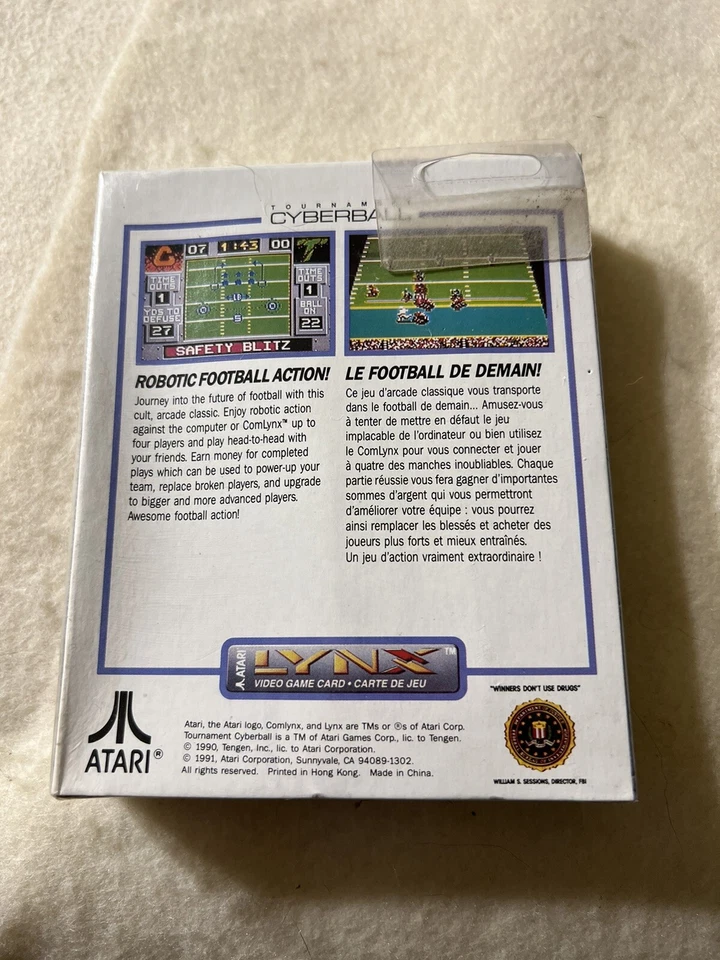 Tournament Cyberball (Atari Lynx, 1991) BRAND NEW FACTORY SEALED - Image 2 of 2