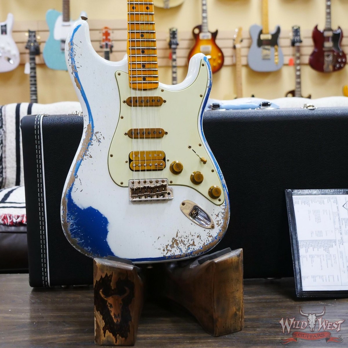 Fender Custom Shop White Lightning Stratocaster HSS Heavy Fender Custom Shop White Lightning Stratocaster HSS Heavy