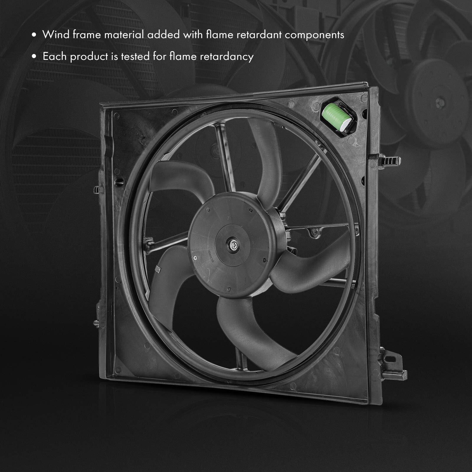 Radiator Cooling Fan With Relay for Nissan Qashqai II J11 XTrail T32