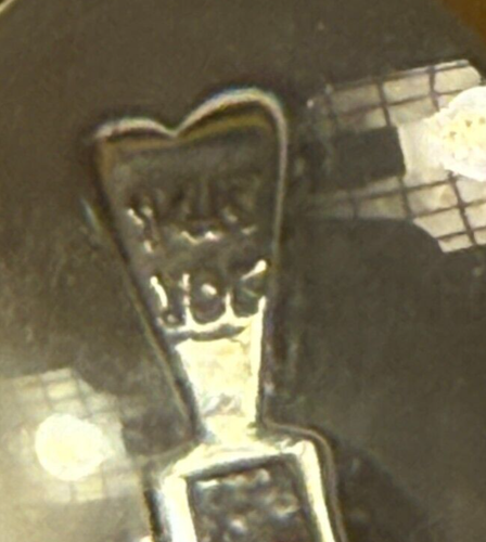 0,50 Karat blauer Saphir und 0,50 Karat Diamant Stab Anhänger 14K Weißgold - Bild 7 von 12