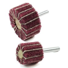 1" & 2" Flap Wheel Pack 80 180 320 Grit  | Sanding Polishing Die Grinder Drill