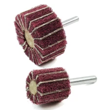 1" & 2" Flap Wheel Pack 80 180 320 Grit  | Sanding Polishing Die Grinder Drill