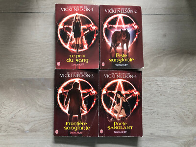Konvolut 4 Bücher Die Abenteuer der Vicky NELSON 1/2/3/4 Tanya HUFF
