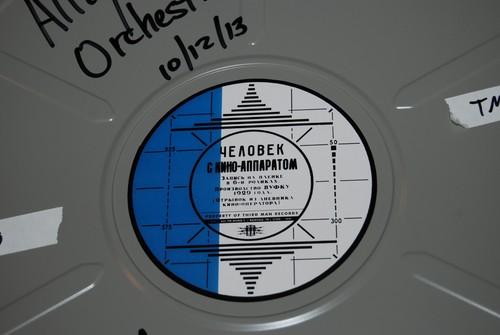 Alloy Orchestra Live Third Man Records Film Canister Black Blue Vinyl jack white - Picture 2 of 3