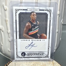 Panini 2020-21 Chronicles Excalibur Apprentice Signatures Lonnie Walker IV Auto
