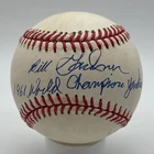 Billy Gardner Signed/Inscribed OAL Baseball New York Yankees PSA/DNA 206313