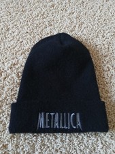 Metallica Beanie Hat Wayco 90s Embroidered Logo Ninja Star Thrash Metal Band