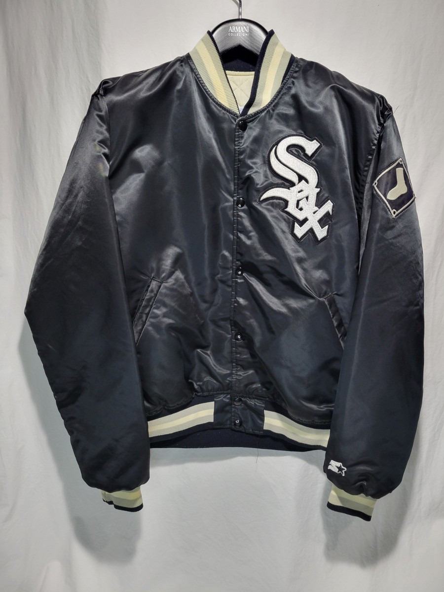 DIAMOND STARTER WHITE SOX ジャケット サイズ: L Vintage Chicago White Sox Starter Satin Jacket Men's SZ XL