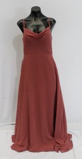 Azazie Women's Daenerys Cowl Dress EH6 Desert Rose Size See Description NWT