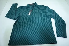 Greyson Sacred Spirits Jacquard 1/4 Zip Pullover Mens Medium Canopy INV12710245