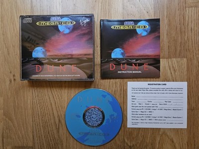 SEGA MEGA CD DUNE PAL EURO GEBRAUCHT SEHR GUTER ZUSTAND CIB PLUS REG CARD
