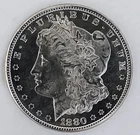 1880 S MORGAN DOLLAR GEM BU+++! HUGE SHOW STOPPING PROOF LIKE MIRRORS! NR #K3035
