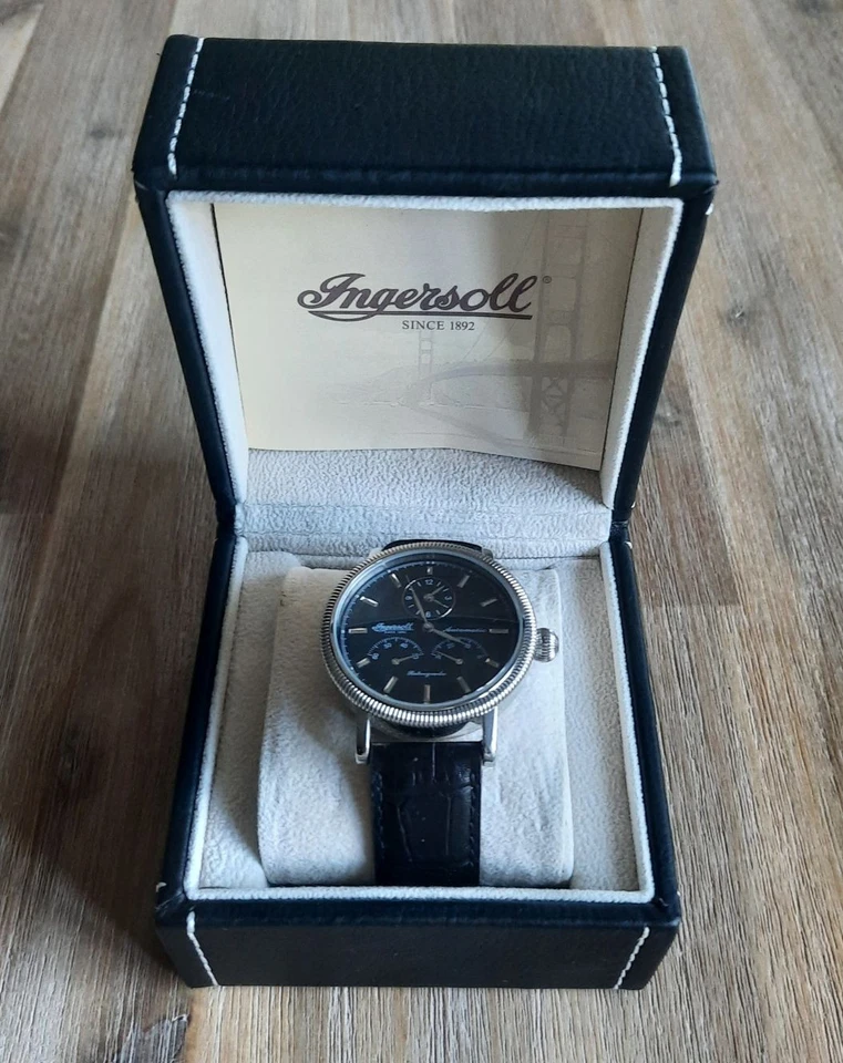 Ingersoll® Herren Armbanduhr Colorado IN 2600 BK, Automatic,reparaturbedürftig - Bild 1 von 4