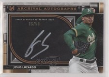 2021 Topps Museum Collection Archival Copper 6/50 Jesus Luzardo #AA-JL Auto 06gy