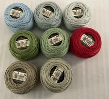 DMC Perle 8, Lot Of 8