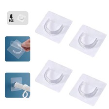 Self Adhesive Telescopic Rod Holder,Mounted-Free Shower Curtain Pole