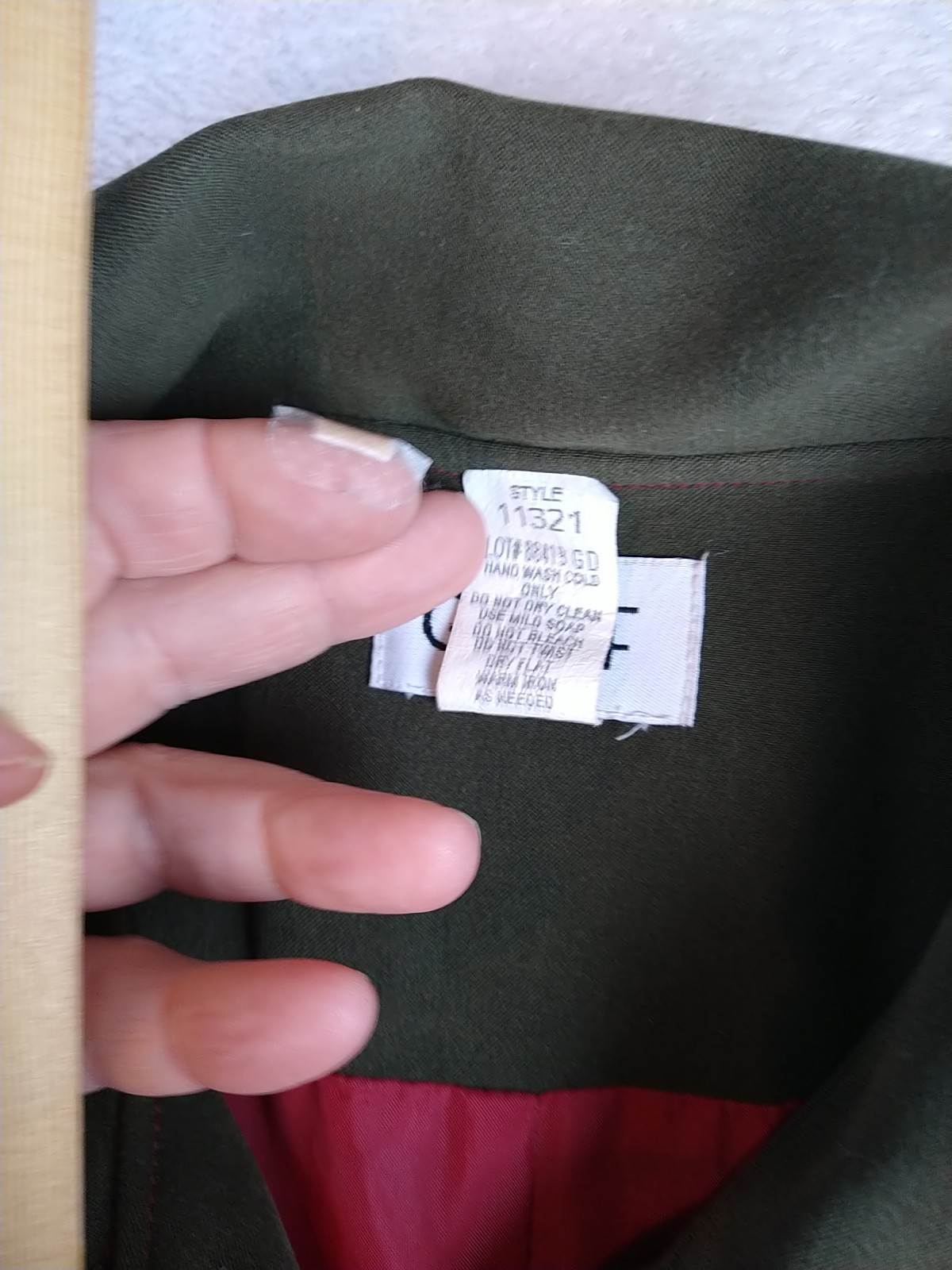 Vintage Graff Patchwork Lined Jacket Women's Medi… - image 5