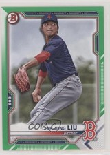 2021 Bowman Draft Green 54/99 Chih-Jung Liu #BD-190 0o6v