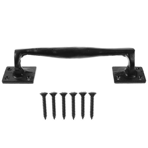 Cast Iron Railing Rustic Barn Door Handle Barn Door Cast Iron Handle Rustic Metal Fence Handle ...
