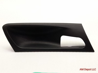 2011 BMW X5 E70 35i 50i Front Right Interior Door Handle Black Trim Insert 