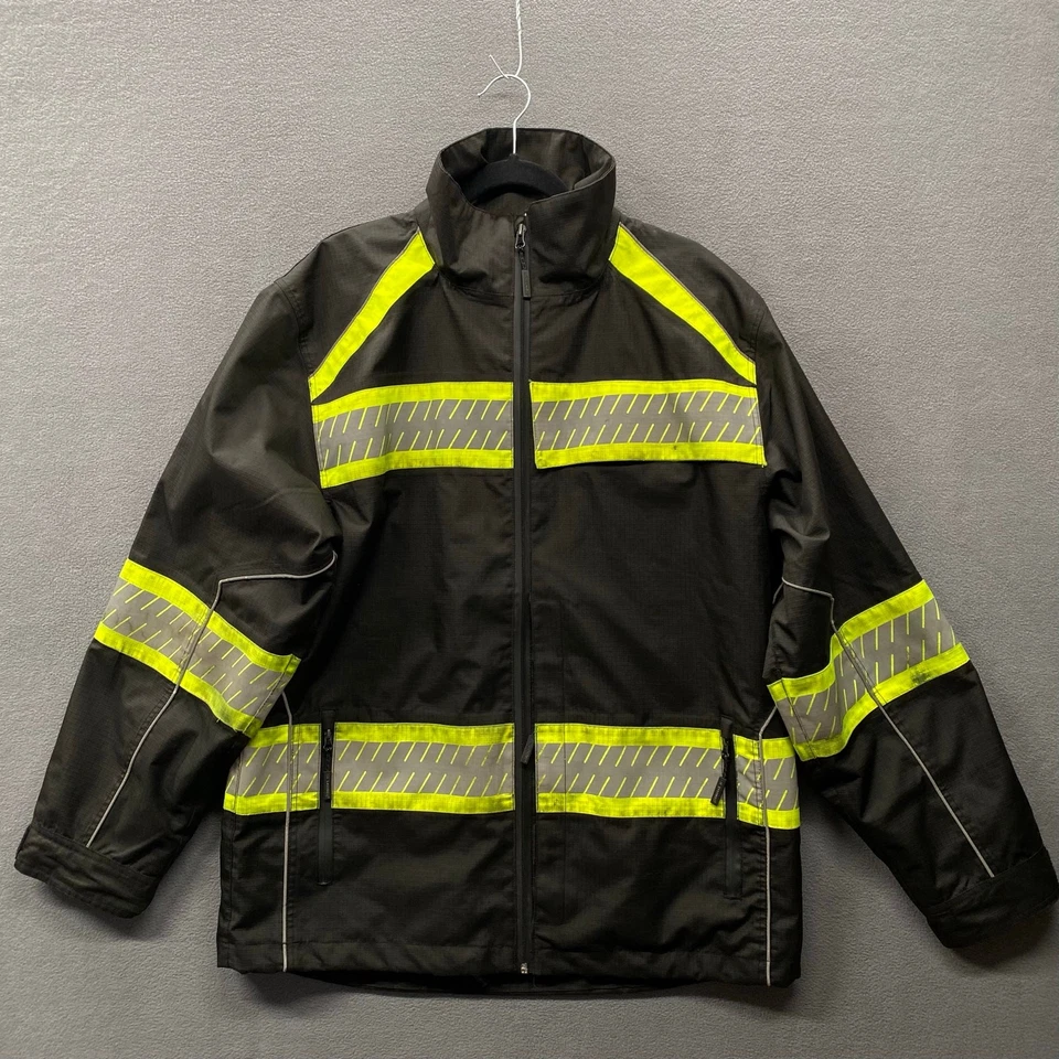 ML Kishigo Premium Black Series B300 Reflective Jacket Mens M Black Workwear - Image 3 of 4