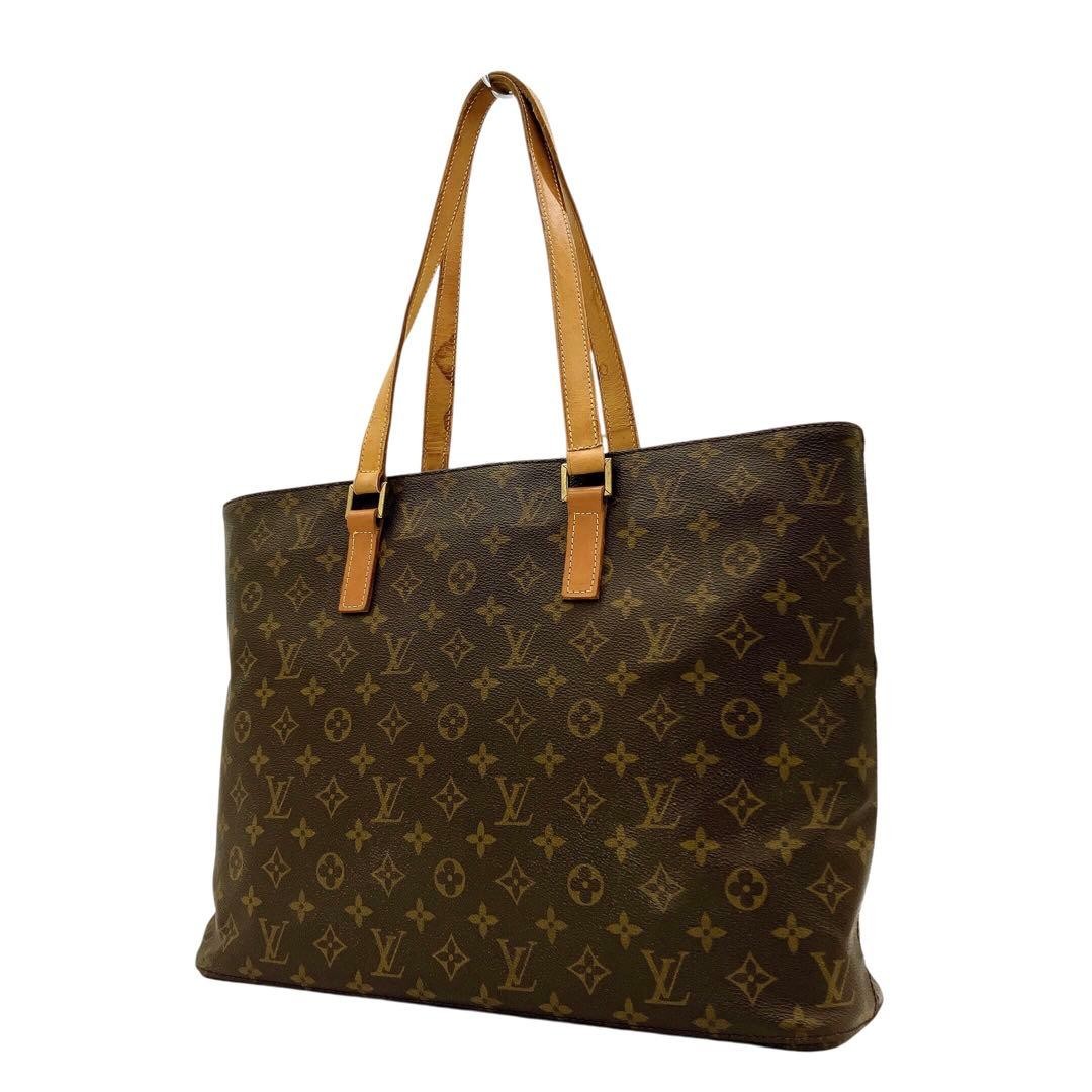LOUIS VUITTON Luco Tote Bag Handbag M51155 Monogram Brown Women's Auth thumbnail 4