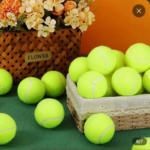 40 pelotas de tenis precortadas para patas de silla - cubiertas de protección de piso (amarillo) - Imagen 6 de 6