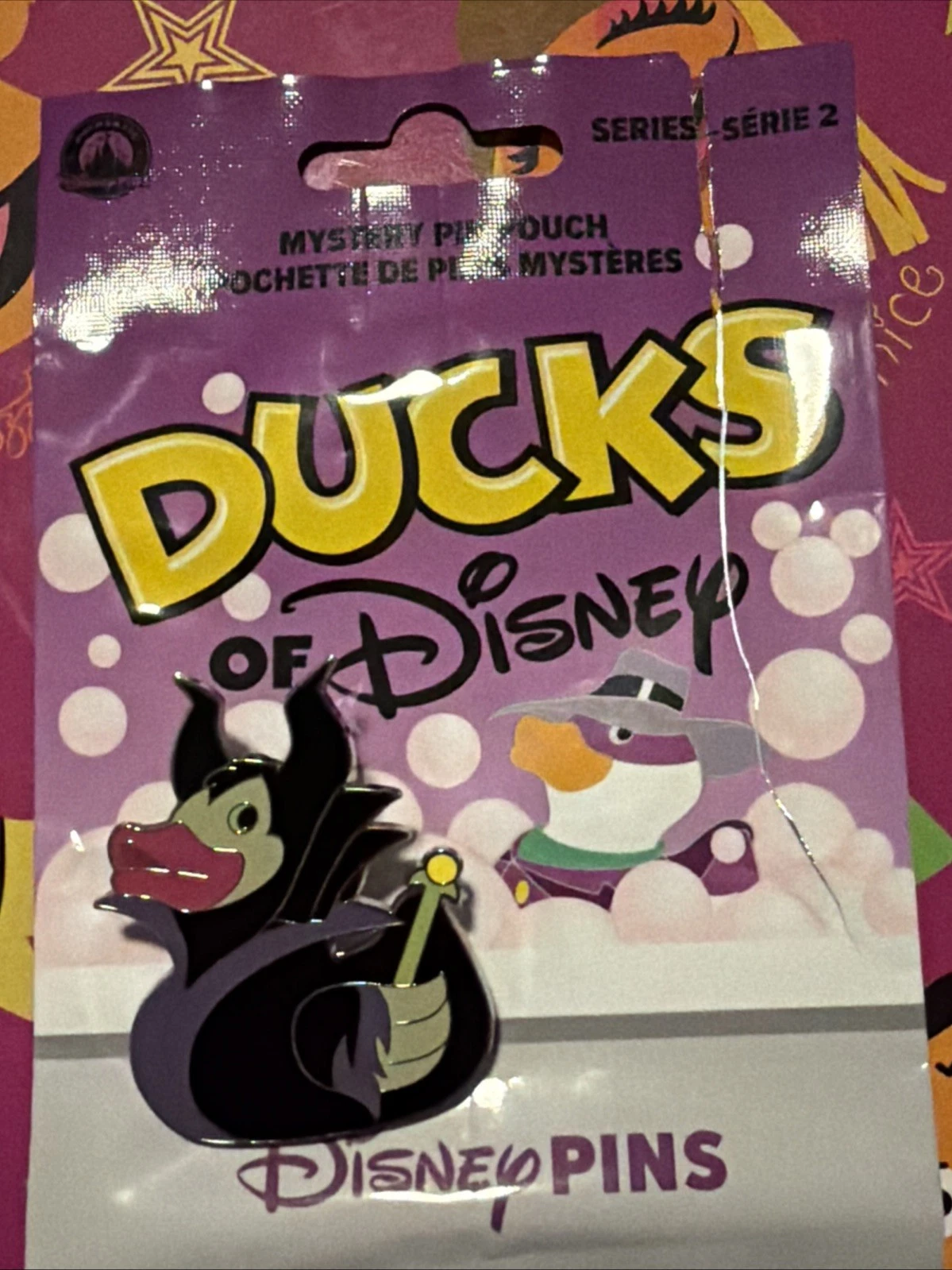 Authentic Maleficent - Ducks of Disney Mystery Set - Series 2 DISNEY PIN