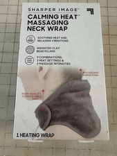 Calming Comfort Sharper Image Electric Heating Pad - Gray