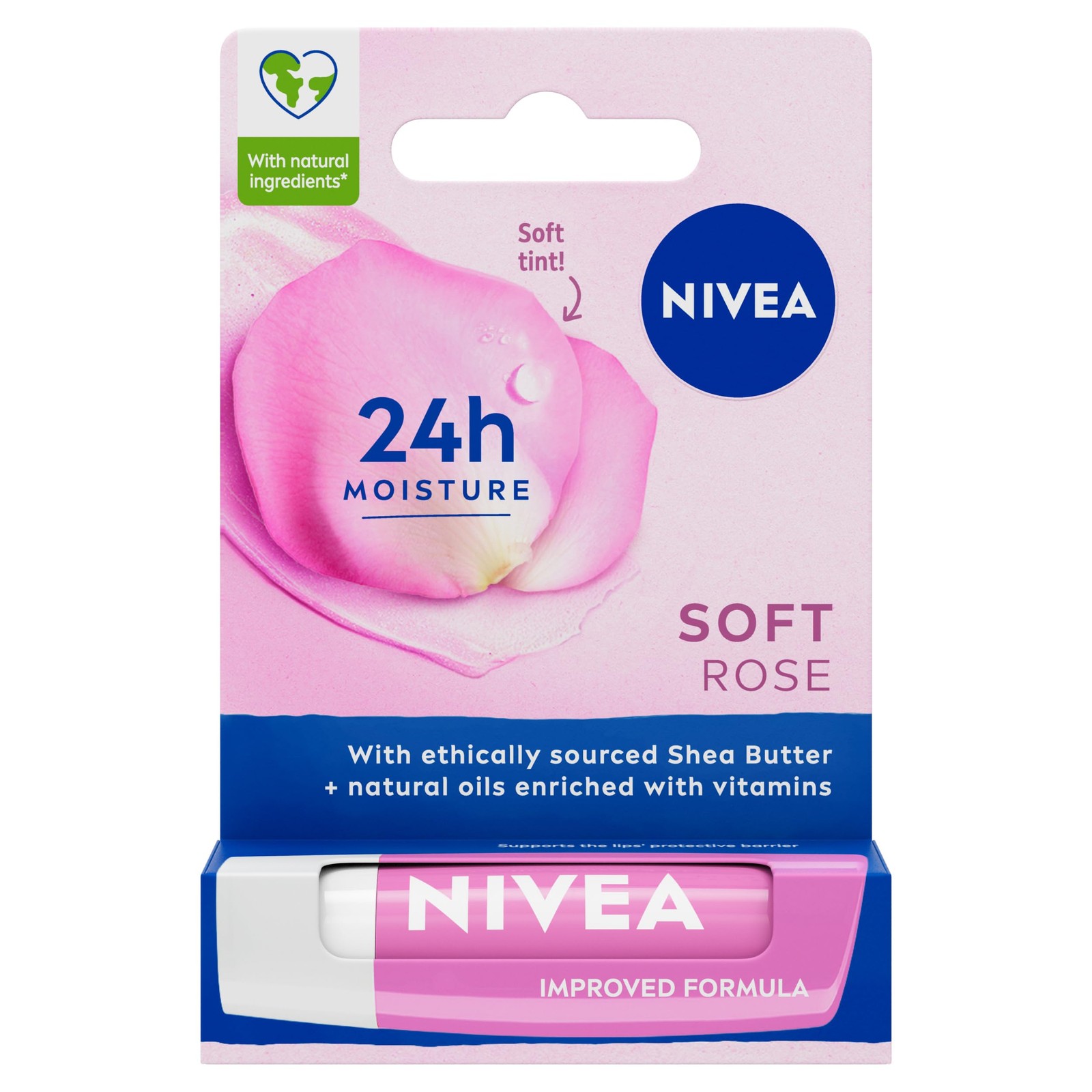 Nivea Soft Rose Lip Balm - Pink - Image 11