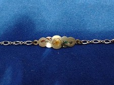 925 Sterling Silver Child Baby Bracelet 5 In Long 7 Mm Wide Free Shipping