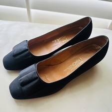 Vintage Evins I. Magnin Black Women Dress Shoes 8