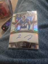 2022 Select Jaylon Smith Auto Signatures Silver Prizm #SSP-JAS Giants Raiders