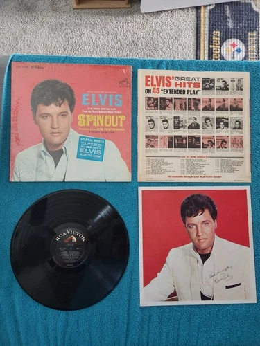 Elvis - LSP 3702 - Spinout - FIRST PRESS - HYPE STICKER & BONUS PHOTO