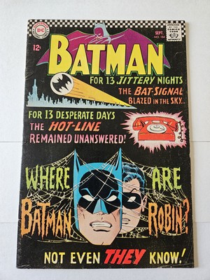 Batman #184 (DC Comics September 1966)*Vg*Please Look At Pics For Condition 