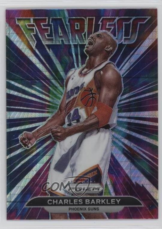 2021-22 Panini Prizm Fearless Hyper Prizm Charles Barkley #19 HOF i5f