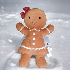 JellyCat JGB3R Jolly Gingerbread Ruby Plush Toy-Christmas gifts