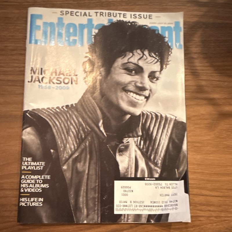 Entertainment Weekly Special Tribute Issue Michael Jackson July 2009 Issue 20052