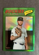 2026 Topps Heritage - Kyle Freeland #92 Chrome Green Refractor /99