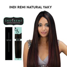 Bobbi Boss Indi Remi Natural Yaki Luxury Remi 100% Virgin Human Hair 10"S - 20"